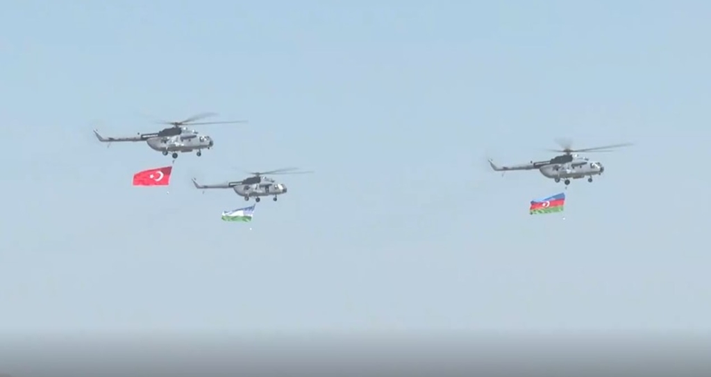 Azerbaycan'daki Birliğin Gücü Tatbikatında Meskun Mahal Eğitimleri İcra Edildi