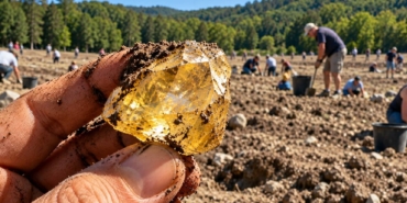 ABD'deki Crater of Diamonds Parkı'nda 40 Karatı Aşan Elmaslar Bulundu