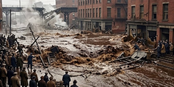 Boston’da 1919 Yılında Patlayan Pekmez Tankı 21 Kişinin Ölümüne Yol Açmıştı